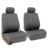 PU Leather Rome Seat Covers - Front Set Gray(Pu Leather Rome Seat Covers Front Set Gray)