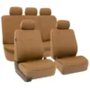 PU Leather Rome Seat Covers - Full Set Tan(Pu Leather Rome Seat Covers Full Set Tan)