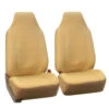 Royal PU Leather Seat Covers - Front Set Beige(Royal Pu Leather Seat Covers Front Set Beige)