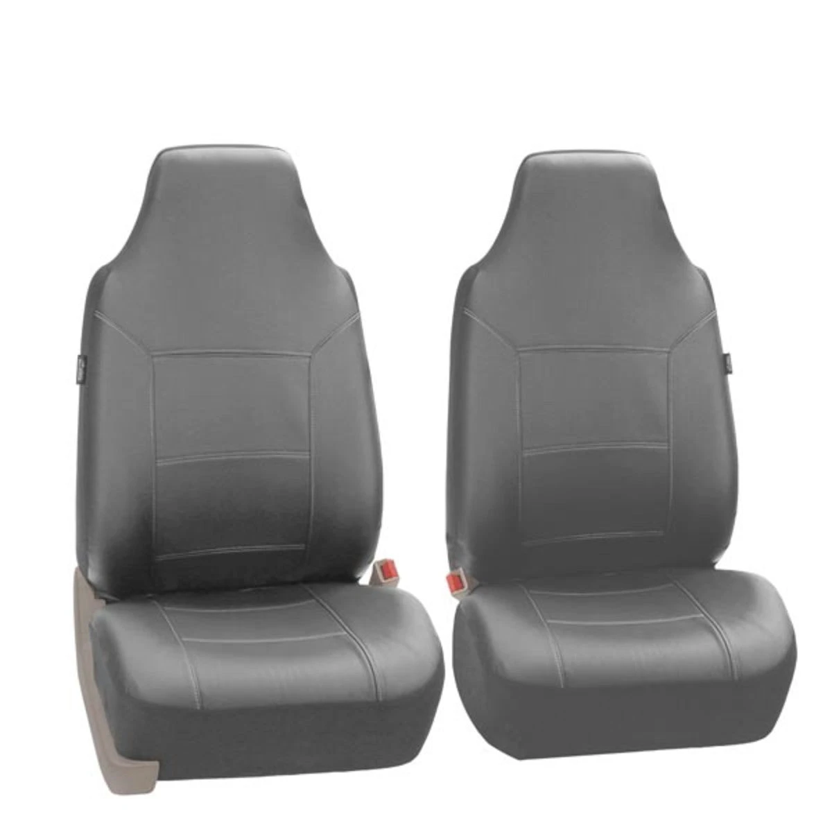 Royal PU Leather Seat Covers - Front Set Gray(Royal Pu Leather Seat Covers Front Set Gray) 1 Royal PU Leather Seat Covers - Front Set Gray(Royal Pu Leather Seat Covers Front Set Gray)