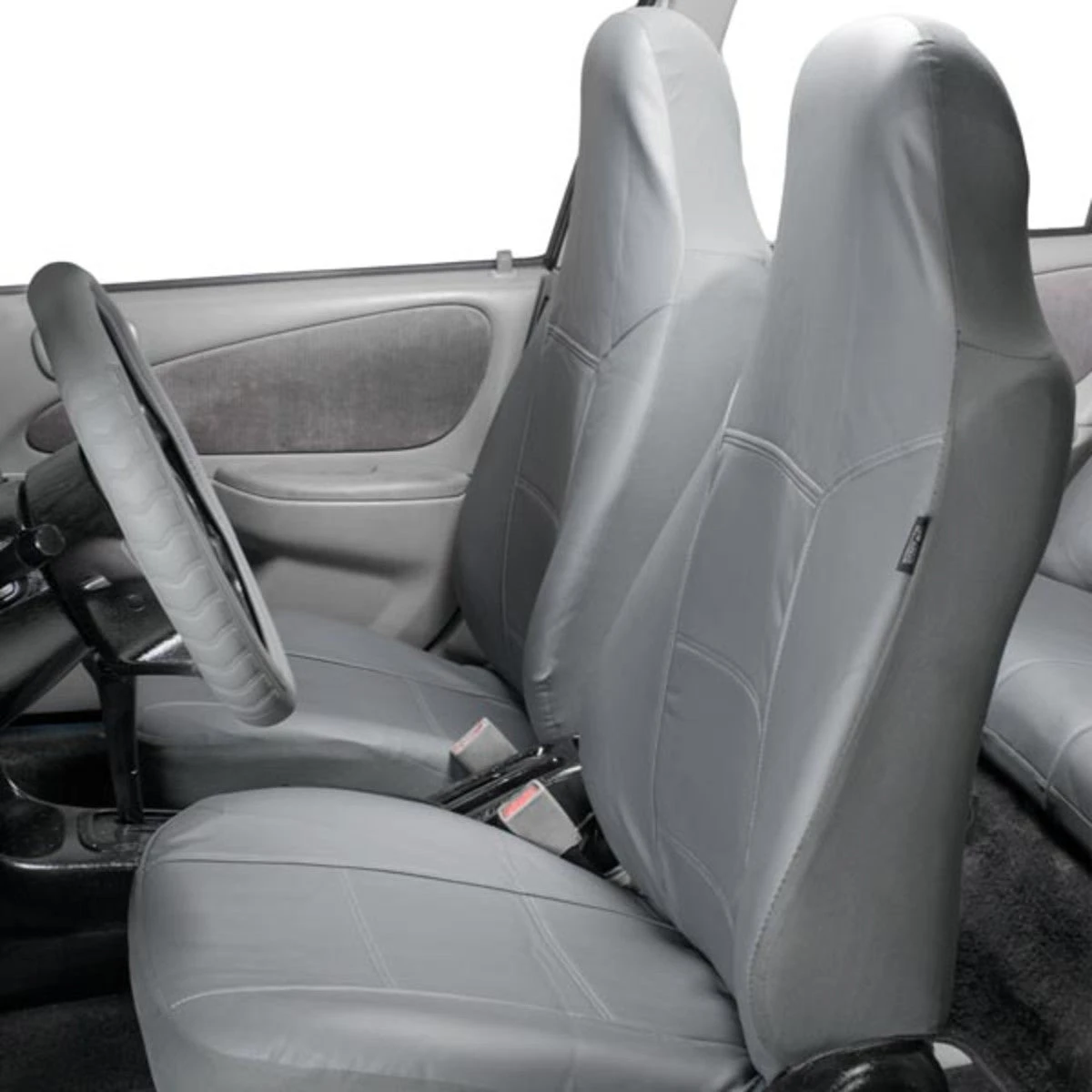 Royal PU Leather Seat Covers - Front Set Gray(Royal Pu Leather Seat Covers Front Set Gray) 2 Royal PU Leather Seat Covers - Front Set Gray(Royal Pu Leather Seat Covers Front Set Gray) - Image 2