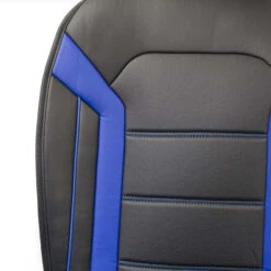 Futuristic Faux Leather Seat Cushions - Full Set Blue(Futuristic Faux Leather Seat Cushions Full Set Blue) -FH Group 88 PU208102 blue 05 41285dc1 59cc 4194 9aac baadb545052a