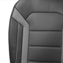 Futuristic Faux Leather Seat Cushions - Full Set Gray(Futuristic Faux Leather Seat Cushions Full Set Gray) -FH Group 88 PU208102 gray 05 ff81b381 e992 4cc4 825a 64c9976b82b8