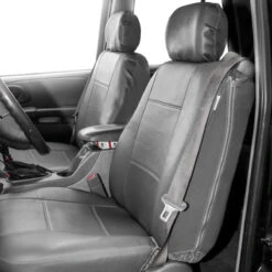 Built-in Seat Belt Compatible PU Leather Seat Covers Gray(Built In Seat Belt Compatible Pu Leather Seat Covers Gray) 8 Built-in Seat Belt Compatible PU Leather Seat Covers Gray(Built In Seat Belt Compatible Pu Leather Seat Covers Gray) -FH Group 88 PU309115GRAY gray 06
