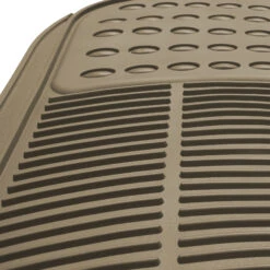 High Quality ClimaProof Trimmable Non-Slip Vinyl Floor Mats - Full Set Beige(High Quality Climaproof Trimmable Non Slip Vinyl Floor Mats Full Set Beige) -FH Group F11306BEIGE detail ae85200a 29fd 435a b786 6f1467400344