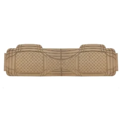 Semi-Custom ClimaProof Trimmable Non-Slip Vinyl Car Floor Mats - Rear Set Beige(Copy Of Semi Custom Climaproof Trimmable Non Slip Vinyl Car Floor Mats Rear Set Beige)