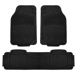 ClimaProof Trimmable Non-Slip Vinyl Floor Mats - 3 Row Black(Climaproof Trimmable Non Slip Vinyl Floor Mats 3 Row Black) 15 ClimaProof Trimmable Non-Slip Vinyl Floor Mats - 3 Row Black(Climaproof Trimmable Non Slip Vinyl Floor Mats 3 Row Black) -FH Group F11307BLACK