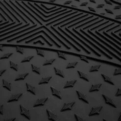 Semi-Custom ClimaProof Trimmable Non-Slip Vinyl Car Floor Mats - Rear Set Black(Semi Custom Climaproof Trimmable Non Slip Vinyl Car Floor Mats Rear Set Black) -FH Group F11307BLACK detail 58ea9316 925d 42f2 a980 07c2cbb2e84c