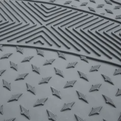 ClimaProof Trimmable Non-Slip Vinyl Floor Mats - 3 Row Gray(Climaproof Trimmable Non Slip Vinyl Floor Mats 3 Row Gray) -FH Group F11307GRAY detail 1