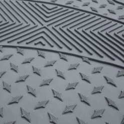 Semi-Custom ClimaProof Trimmable Non-Slip Vinyl Car Floor Mats - Rear Set Gray(Semi Custom Climaproof Trimmable Non Slip Vinyl Car Floor Mats Rear Set Gray) -FH Group F11307GRAY detail f3068b58 3e94 4d7f 90d5 d5f944e1b5cc