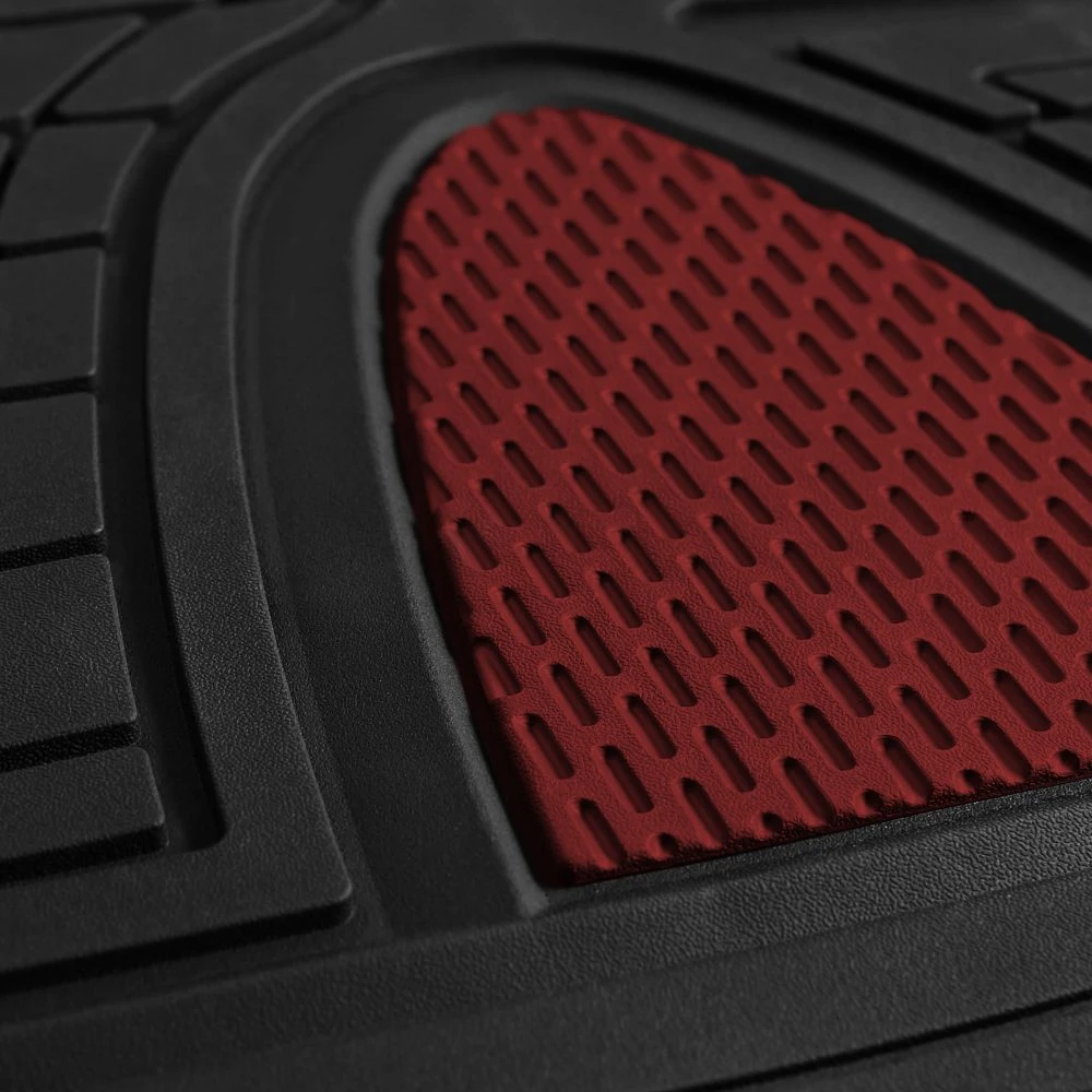 Trimmable ClimaProof Heavy Duty Tall Channel Non-Slip Rubber Floor Mats - Full Set Burgundy(Trimmable Climaproof Heavy Duty Tall Channel Non Slip Rubber Floor Mats Full Set Burgundy) 3 Trimmable ClimaProof Heavy Duty Tall Channel Non-Slip Rubber Floor Mats - Full Set Burgundy(Trimmable Climaproof Heavy Duty Tall Channel Non Slip Rubber Floor Mats Full Set Burgundy) - Image 3