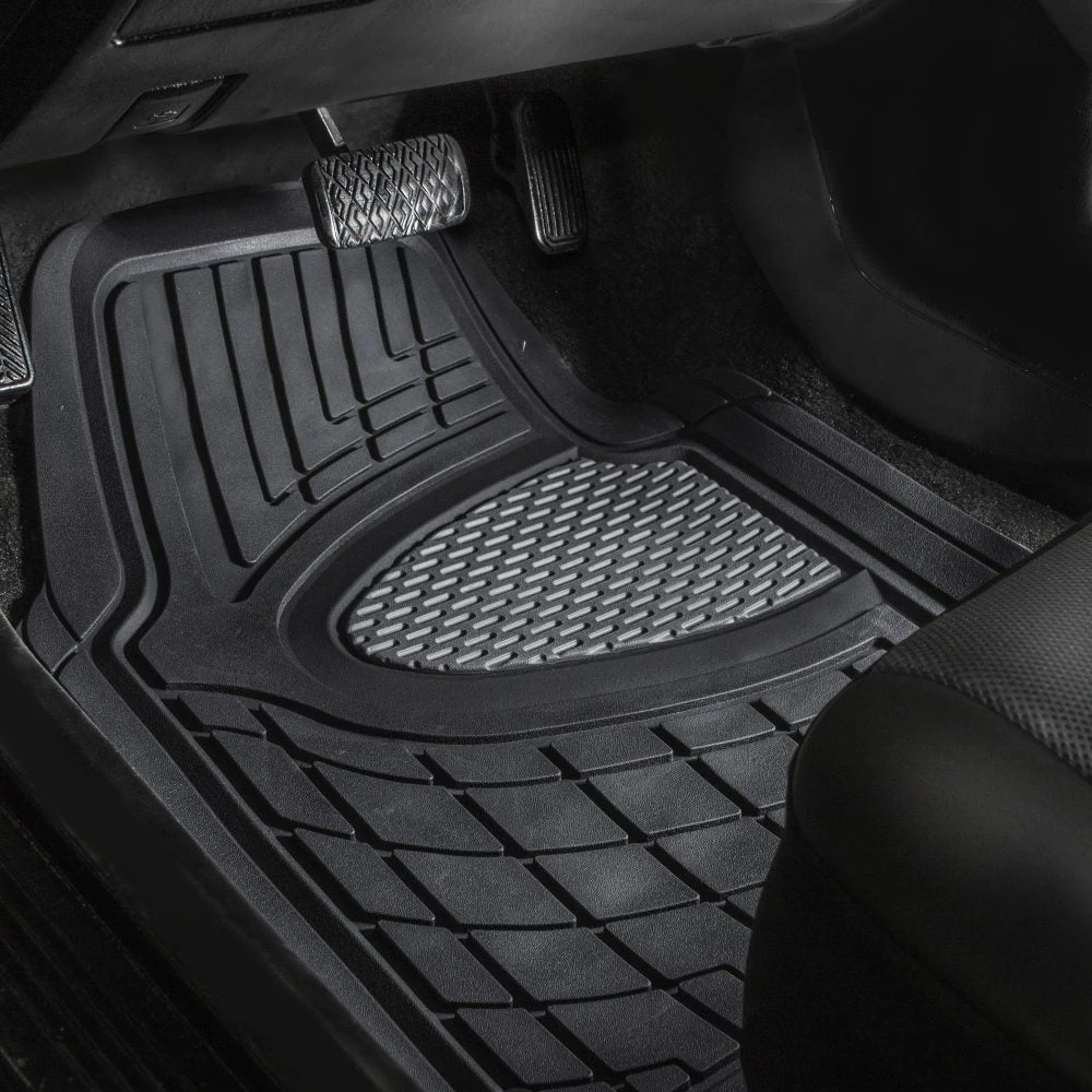 Trimmable ClimaProof Heavy Duty Tall Channel Non-Slip Rubber Floor Mats - Full Set Gray(Trimmable Climaproof Heavy Duty Tall Channel Non Slip Rubber Floor Mats Full Set Gray) 3 Trimmable ClimaProof Heavy Duty Tall Channel Non-Slip Rubber Floor Mats - Full Set Gray(Trimmable Climaproof Heavy Duty Tall Channel Non Slip Rubber Floor Mats Full Set Gray) - Image 3