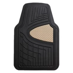 Trimmable ClimaProof Heavy Duty Tall Channel Non-Slip Rubber Floor Mats - Full Set Beige(Trimmable Climaproof Heavy Duty Tall Channel Non Slip Rubber Floor Mats Full Set Beige) -FH Group F11511 beige white background e1567180880599