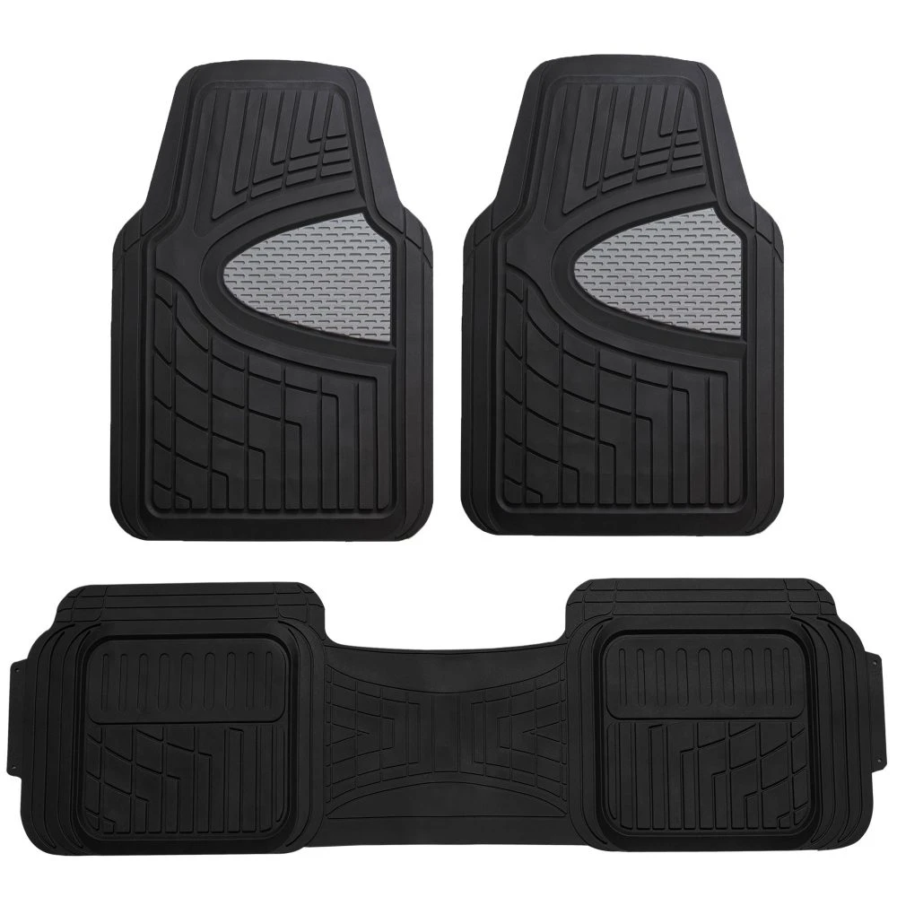 Trimmable ClimaProof Heavy Duty Tall Channel Non-Slip Rubber Floor Mats - Full Set Gray(Trimmable Climaproof Heavy Duty Tall Channel Non Slip Rubber Floor Mats Full Set Gray) 1 Trimmable ClimaProof Heavy Duty Tall Channel Non-Slip Rubber Floor Mats - Full Set Gray(Trimmable Climaproof Heavy Duty Tall Channel Non Slip Rubber Floor Mats Full Set Gray)