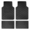Deluxe Non-Slip Faux Leather Floor Mats - Full Set Gray(Deluxe Non Slip Faux Leather Floor Mats Full Set Gray)
