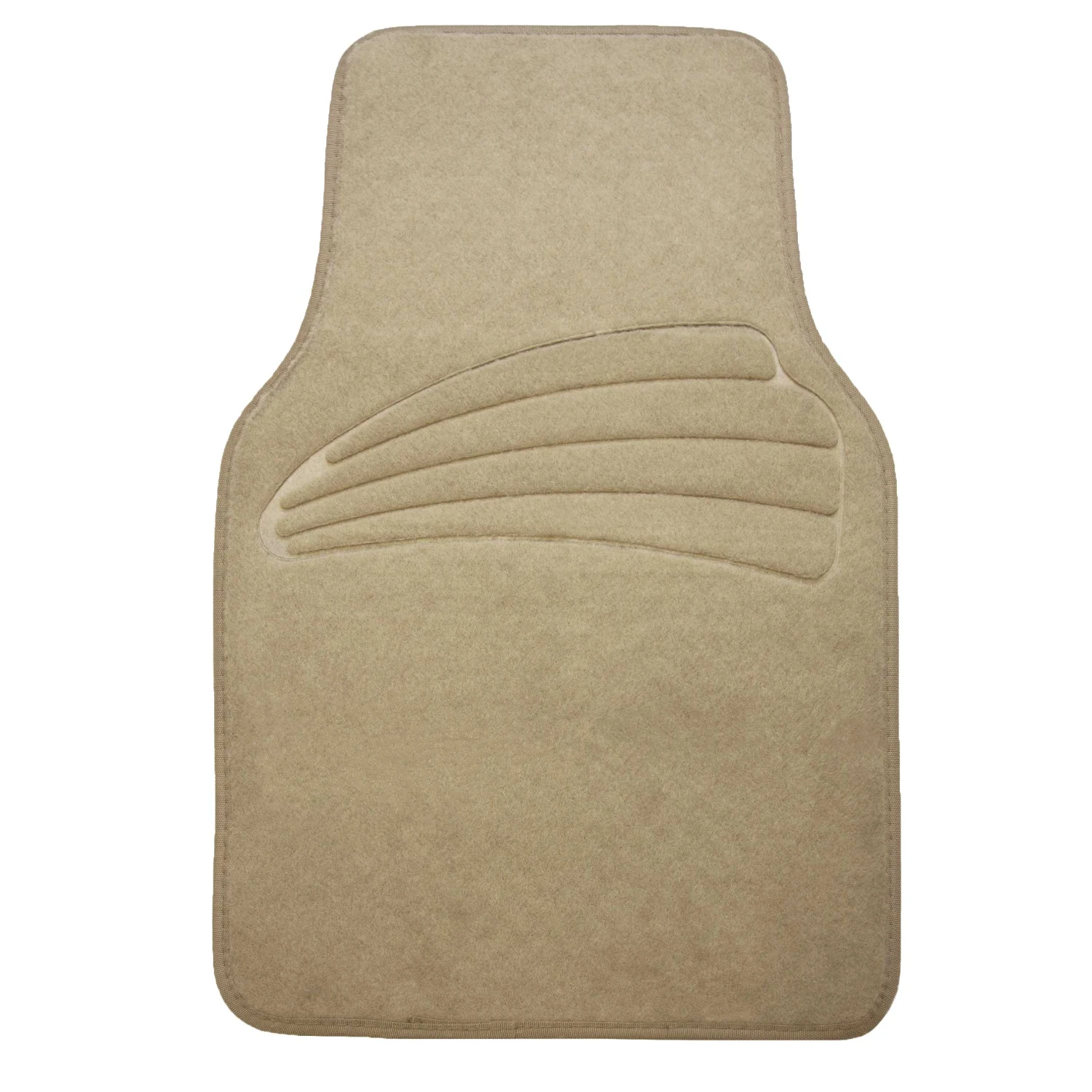 Premium Carpet Floor Mats With Heel Pad Floor Liners - Full Set Beige(Premium Carpet Floor Mats With Heel Pad Floor Liners Full Set Beige) 4 Premium Carpet Floor Mats With Heel Pad Floor Liners - Full Set Beige(Premium Carpet Floor Mats With Heel Pad Floor Liners Full Set Beige) - Image 4