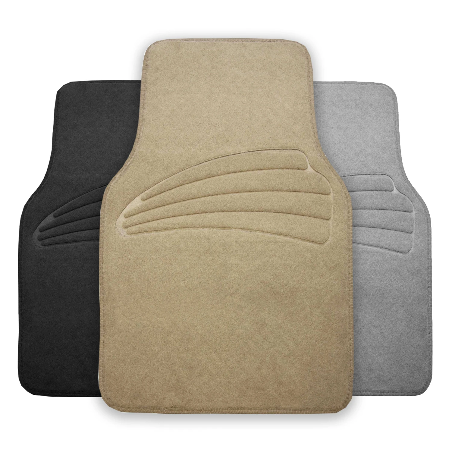 Premium Carpet Floor Mats With Heel Pad Floor Liners - Full Set Beige(Premium Carpet Floor Mats With Heel Pad Floor Liners Full Set Beige) 9 Premium Carpet Floor Mats With Heel Pad Floor Liners - Full Set Beige(Premium Carpet Floor Mats With Heel Pad Floor Liners Full Set Beige) - Image 9