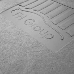 Premium Non-Slip Carpet Floor Mats With Heel Pad - Full Set Gray(Premium Non Slip Carpet Floor Mats With Heel Pad Full Set Gray) -FH Group F14402 gray 06