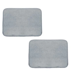 Non-Slip Carpet Floor Mats With Heel Pad - Full Set Gray(Non Slip Carpet Floor Mats With Heel Pad Full Set Gray) 15 Non-Slip Carpet Floor Mats With Heel Pad - Full Set Gray(Non Slip Carpet Floor Mats With Heel Pad Full Set Gray) -FH Group F14403GRAY 3