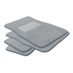 Non-Slip Carpet Floor Mats With Heel Pad - Full Set Gray(Non Slip Carpet Floor Mats With Heel Pad Full Set Gray) 14 Non-Slip Carpet Floor Mats With Heel Pad - Full Set Gray(Non Slip Carpet Floor Mats With Heel Pad Full Set Gray) -FH Group F14403GRAY alt