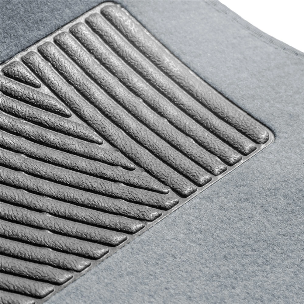 Non-Slip Carpet Floor Mats With Heel Pad - Full Set Gray(Non Slip Carpet Floor Mats With Heel Pad Full Set Gray) 6 Non-Slip Carpet Floor Mats With Heel Pad - Full Set Gray(Non Slip Carpet Floor Mats With Heel Pad Full Set Gray) - Image 6