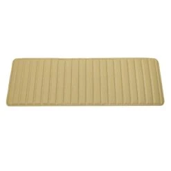 Deluxe Heavy-Duty Non-Slip Faux Leather Flat Stripe Multi-Purpose Cargo Liner - Beige, 14(Deluxe Heavy Duty Faux Leather Flat Stripe Multi Purpose Cargo Liner Beige Size 14) -FH Group F16500beige14 02