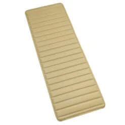 Deluxe Heavy-Duty Non-Slip Faux Leather Flat Stripe Multi-Purpose Cargo Liner - Beige, 14(Deluxe Heavy Duty Faux Leather Flat Stripe Multi Purpose Cargo Liner Beige Size 14) -FH Group F16500beige14 03