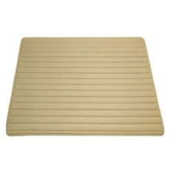 Deluxe Heavy-Duty Non-Slip Faux Leather Flat Stripe Multi-Purpose Cargo Liner - Beige , 32(Deluxe Heavy Duty Non Slip Faux Leather Flat Stripe Multi Purpose Cargo Liner Beige 32)