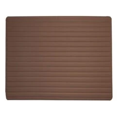 Deluxe Heavy-Duty Non-Slip Faux Leather Flat Stripe Multi-Purpose Cargo Liner - Brown, 32(Deluxe Heavy Duty Non Slip Faux Leather Flat Stripe Multi Purpose Cargo Liner Brown 32) -FH Group F16500brown32 01