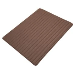 Deluxe Heavy-Duty Non-Slip Faux Leather Flat Stripe Multi-Purpose Cargo Liner - Brown, 32(Deluxe Heavy Duty Non Slip Faux Leather Flat Stripe Multi Purpose Cargo Liner Brown 32) -FH Group F16500brown32 03