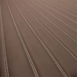 Deluxe Heavy-Duty Non-Slip Faux Leather Flat Stripe Multi-Purpose Cargo Liner - Brown, 32(Deluxe Heavy Duty Non Slip Faux Leather Flat Stripe Multi Purpose Cargo Liner Brown 32) -FH Group F16500brown closeup1 20a50e97 e568 4784 8a4d e0427bd36dc8