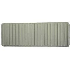 Deluxe Heavy-Duty Non-Slip Faux Leather Flat Stripe Multi-Purpose Cargo Liner - Gray, 14(Deluxe Heavy Duty Non Slip Faux Leather Flat Stripe Multi Purpose Cargo Liner Gray 14)