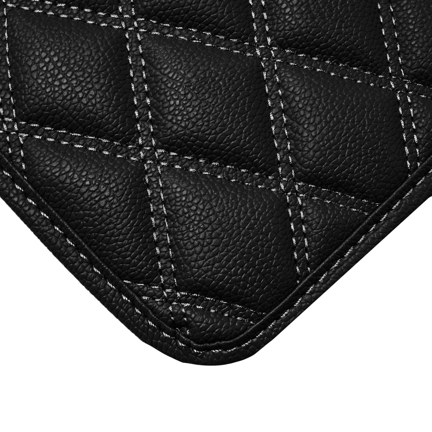 Deluxe Heavy-Duty Diamond Pattern Multi-Purpose Non-Slip Faux Leather Cargo Liner Black, 46(Deluxe Heavy Duty Diamond Pattern Multi Purpose Non Slip Faux Leather Cargo Liner Black 46) 7 Deluxe Heavy-Duty Diamond Pattern Multi-Purpose Non-Slip Faux Leather Cargo Liner Black, 46(Deluxe Heavy Duty Diamond Pattern Multi Purpose Non Slip Faux Leather Cargo Liner Black 46) - Image 7
