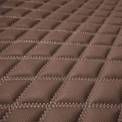 Deluxe Heavy-Duty Diamond Pattern Multi-Purpose Non-Slip Faux Leather Cargo Liner Brown, 46(Deluxe Heavy Duty Diamond Pattern Multi Purpose Non Slip Faux Leather Cargo Liner Brown 46) -FH Group F16501brown closeup1 35d8e80a 3f17 4732 b389 ba231a1b03b9