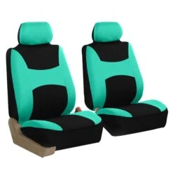 Light & Breezy Flat Cloth Seat Covers - Front Set Mint(Light Amp Breezy Flat Cloth Seat Covers Front Set Mint)