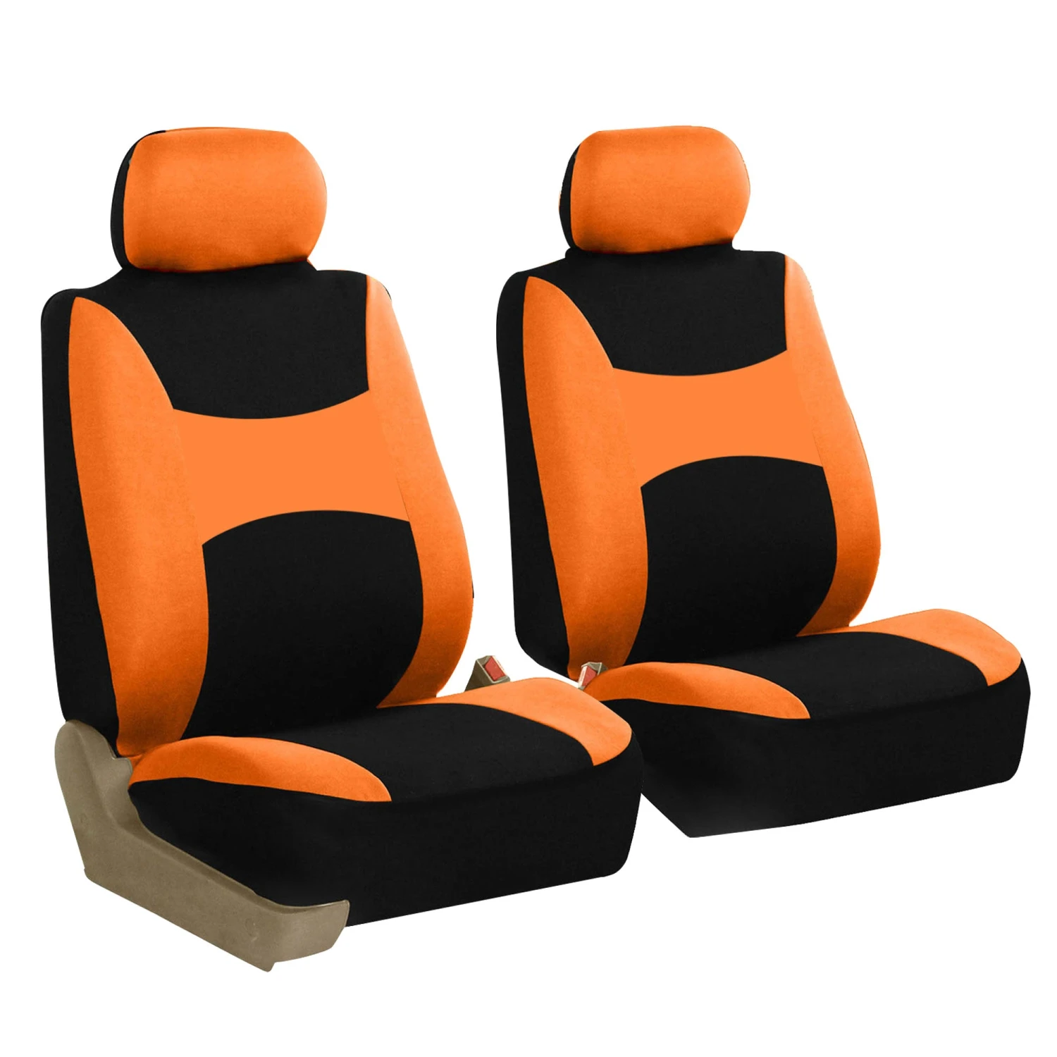Light & Breezy Flat Cloth Seat Covers - Front Set Orange(Light Amp Breezy Flat Cloth Seat Covers Front Set Orange) 1 Light & Breezy Flat Cloth Seat Covers - Front Set Orange(Light Amp Breezy Flat Cloth Seat Covers Front Set Orange)