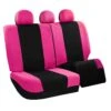 Light & Breezy Flat Cloth Seat Covers - Rear Pink(Light Amp Breezy Flat Cloth Seat Covers Rear Pink)