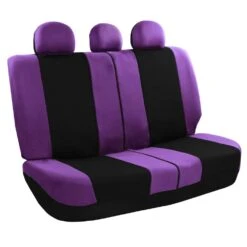Light & Breezy Flat Cloth Seat Covers - Rear Purple(Light Amp Breezy Flat Cloth Seat Covers Rear Purple)