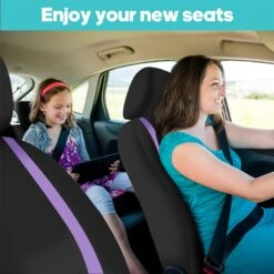 Unique Flat Cloth Seat Covers - Front Set Purple(Unique Flat Cloth Seat Covers Front Set Purple) -FH Group FB032114PURPLE 2 ad8799ee 99e1 4e0c b390 3fcdf1f65262