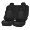Unique Flat Cloth Seat Covers - Full Set Black(Unique Flat Cloth Seat Covers Full Set Black)