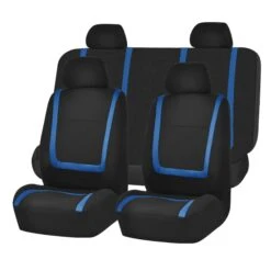 Unique Flat Cloth Seat Covers - Full Set Blue(Unique Flat Cloth Seat Covers Full Set Blue)
