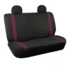 Unique Flat Cloth Seat Covers - Rear Burgundy(Unique Flat Cloth Seat Covers Rear Burgundy)