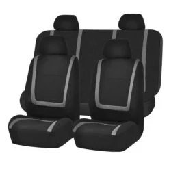 Unique Flat Cloth Seat Covers - Full Set Gray(Unique Flat Cloth Seat Covers Full Set Gray)