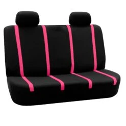 Unique Flat Cloth Seat Covers - Rear Pink(Unique Flat Cloth Seat Covers Rear Pink)
