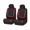 Unique Flat Cloth Seat Covers - Front Set Red(Unique Flat Cloth Seat Covers Front Set Red)