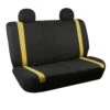Unique Flat Cloth Seat Covers - Rear Yellow(Unique Flat Cloth Seat Covers Rear Yellow)