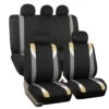 Premium Modernistic Seat Covers - Full Set Beige(Premium Modernistic Seat Covers Full Set Beige)