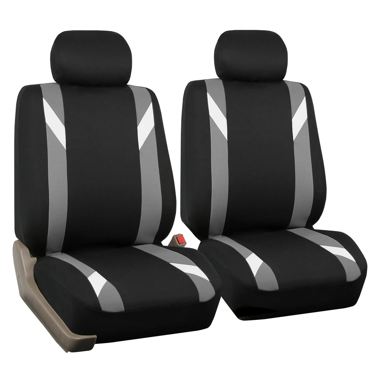 Premium Modernistic Seat Covers - Full Set Gray(Premium Modernistic Seat Covers Full Set Gray) 2 Premium Modernistic Seat Covers - Full Set Gray(Premium Modernistic Seat Covers Full Set Gray) - Image 2