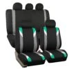 Premium Modernistic Seat Covers - Full Set Mint(Premium Modernistic Seat Covers Full Set Mint)