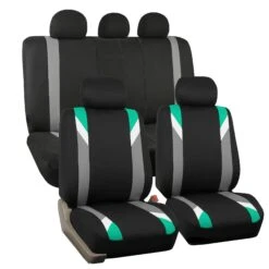 Premium Modernistic Seat Covers - Full Set Mint(Premium Modernistic Seat Covers Full Set Mint)